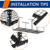 Soywey 3 x 8FT Overhead Garage Storage Rack, Adjustable Ceiling