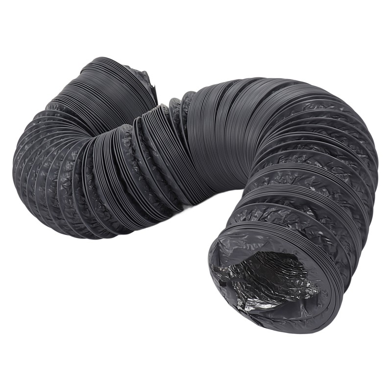Flexible Aluminum Ducting Duct 1m Length with Clamp for Ventilation