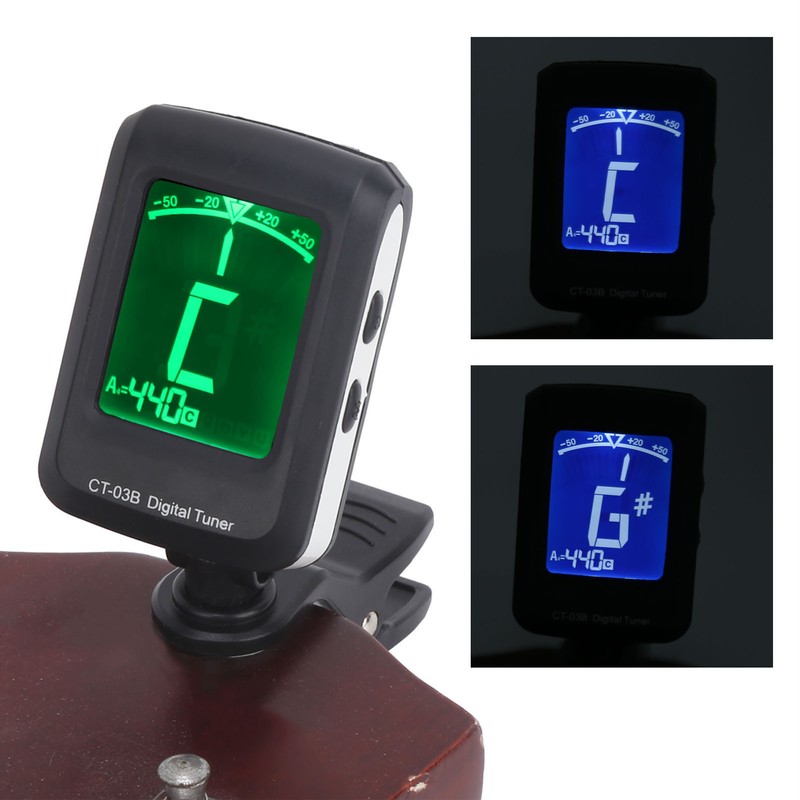 ClipOn Tuner 12Lil for Guitar Bass Ukulele Musical Instrument Accessories