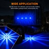 2PCS Watermelon Lights Strobe & Constant Dual Function Blue Auxiliary