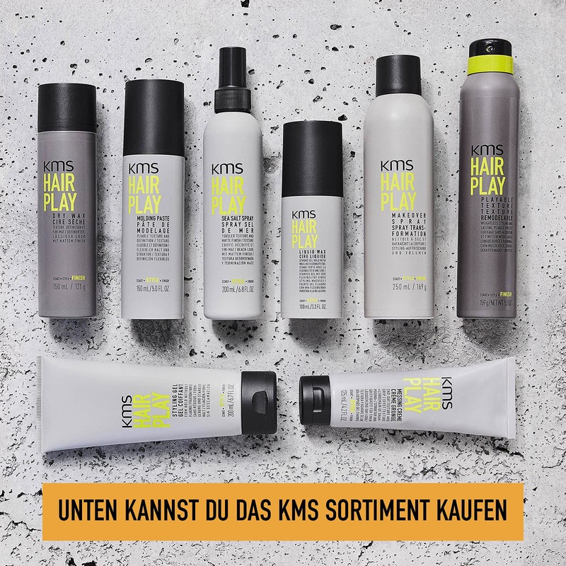 KMS HAIRPLAY Brass 2nd Day Grip Cream 125 ml