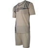 Soltice Men's Two-Piece Pyjamas, Short Pyjamas Set, Striped Sleepwear Made