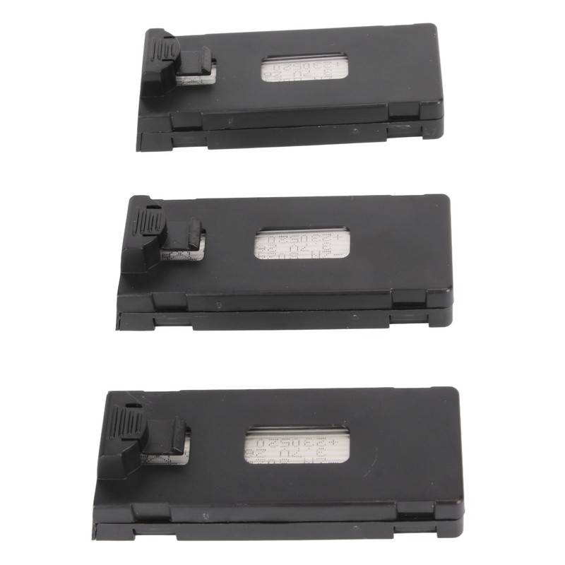 3PCS Drone Battery 2600MAH 3.7V Rechargeable Quadcopter Drone Lithium Battery