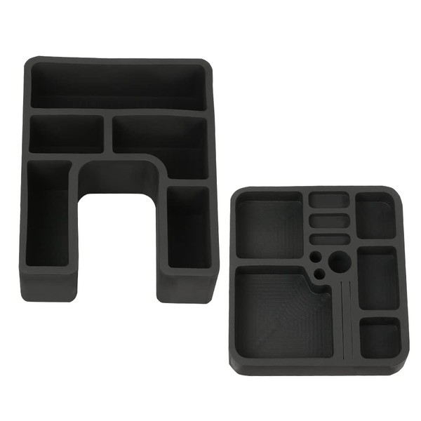 DOTCOM Floor Console Organizer Inserts 2PCS Compatible with 1978-1996 Ford