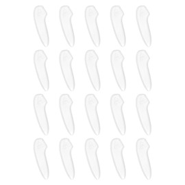 uxcell 20Pcs Blade Knife Tip Protector Cover Plastic Knife Guard Sleeves Knife Blade Tip Sleeves Cover for Kitchen, Clear