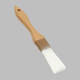 AME D'ESSENCE 1-Inch Pastry Brush – Nylon Bristle Basting & BBQ Marinade Brush with Lacquered Hardwood Handle for Cooking & Baking