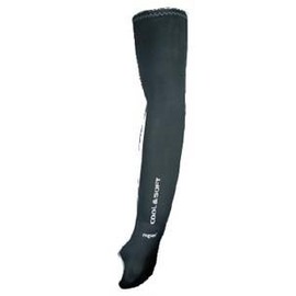 -3 Degree UPF 50+ Mega Golf Summer Snow Cool Arm Cover for Driving, One Size Fits Most, Unisex (Black)