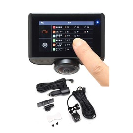 Dash Camera, 360° Front and Rear Camera, Rear Camera, 2 Megapixels, Impact Sensing, Touch Panel Type, Easy Operation