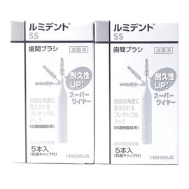 Kurtzer (Formerly Hereus) Luminent Interdental Brush, Flexible Type, 5 Pieces (SS) x 2 Boxes