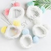 Cute Bear Face Wash Headband for Women Bear Face Wash Headband - Random 3ea