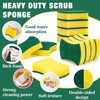 MAQIHAN 18PCS Heavy Duty Scrub Sponge - Dish Scrubber Sponge