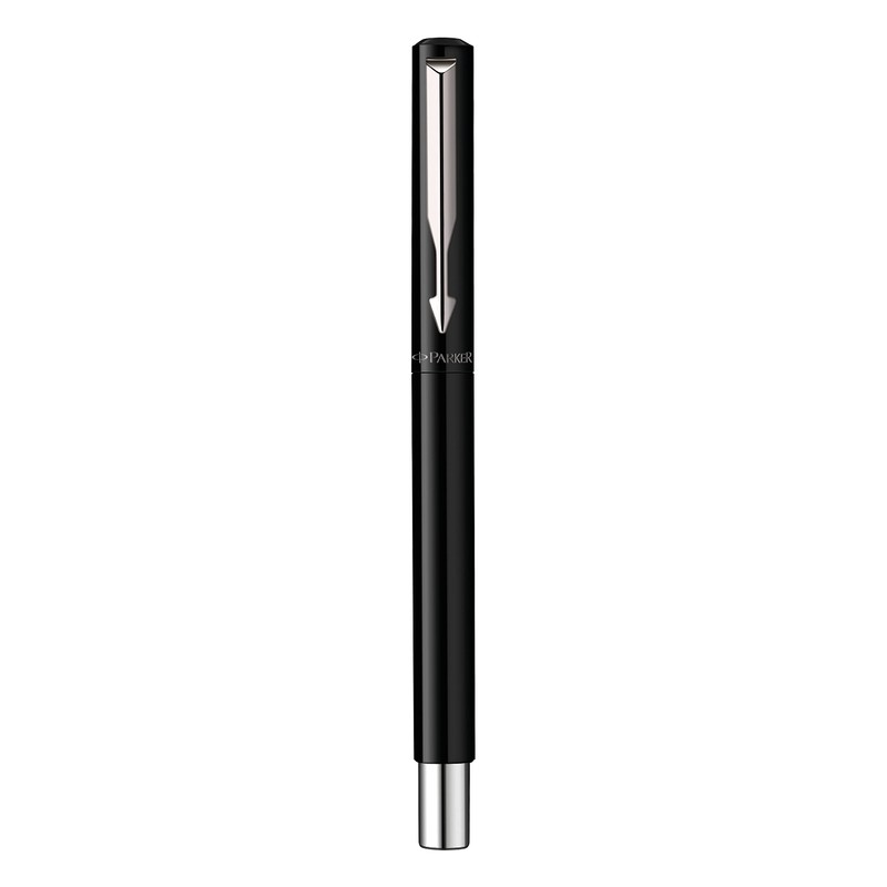 Parker Vector Fountain Pen | Black with Chrome Trim |