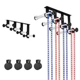 Fotoconic 4 Roller Wall Mounting Manual Background Support System, Including Two(2) Four-fold Hooks, Eight(8) Expand Bars, Four(4) Chains