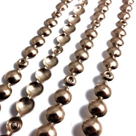 1 METER OF UPHOLSTERY NAIL STUD STRIPS BRASS PLATED FINSH INCULDING NAILS FOR SOFA, SETTEE OR CHAIR by Falcon Workshop Supplies