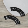 The Lord of the Tools 12pcs Lock Unlock Direction Stickers