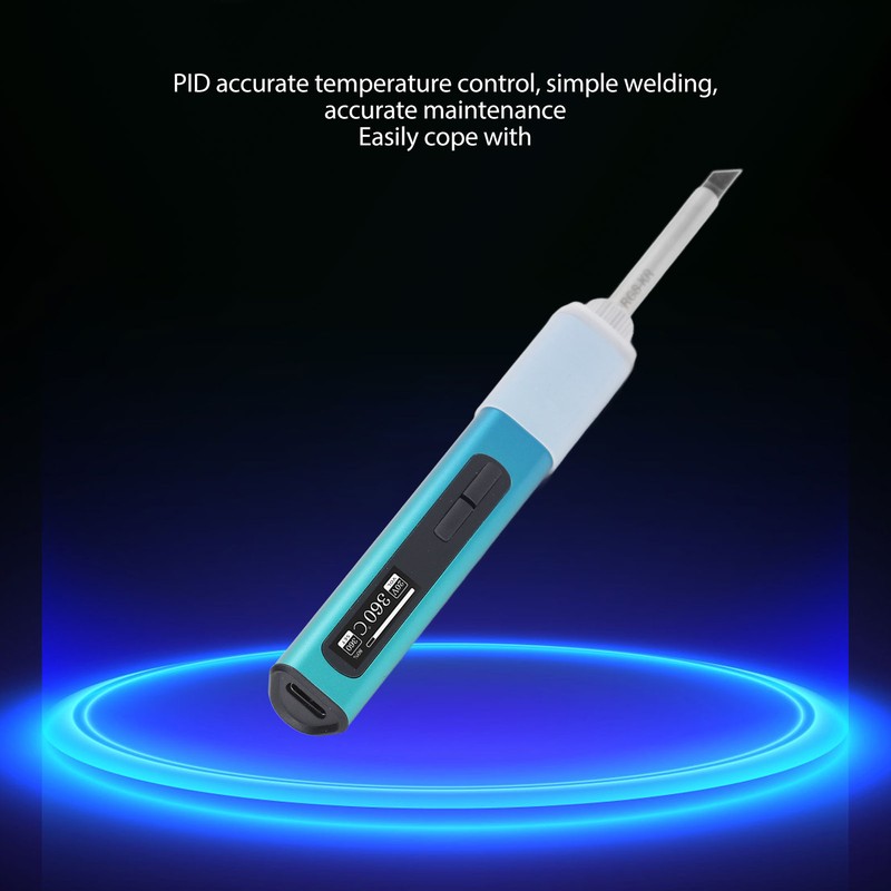 Electric Soldering Iron Pen Cordless Intelligent Portable Digital Display USB