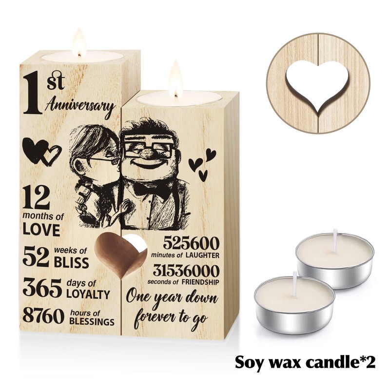 1st Anniversary Wedding Gifts for Wife, Her, Girlfriend, Couples Gift