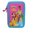 CARTOON School Pencil Case with 3 Zips with Multiple Compartments