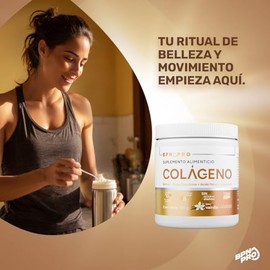 BPN PRO Colágeno Hidrolizado en Polvo Sabor Vainilla 360 g con Vitamina C, D3, E, Zinc y Ácido Hialurónico | Collagen Peptides para Piel, Cabello y Uñ