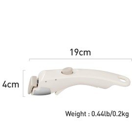 MOKIKA Removable Handle White, Detachable Handle Cookware, Universal Pots and Pans Handle Replacement, Removable Pan Gripper Suitable for All Cookware