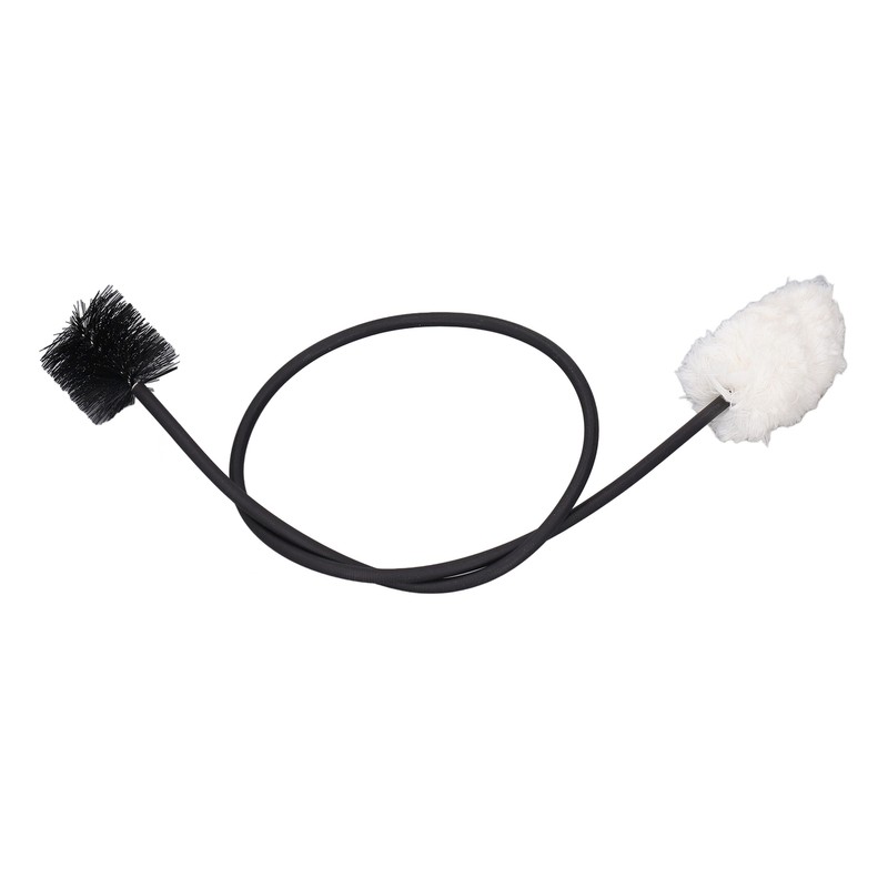 Saxophone Neck Cleaning Brush 50cm Bendable Metal Cotton Thread and
