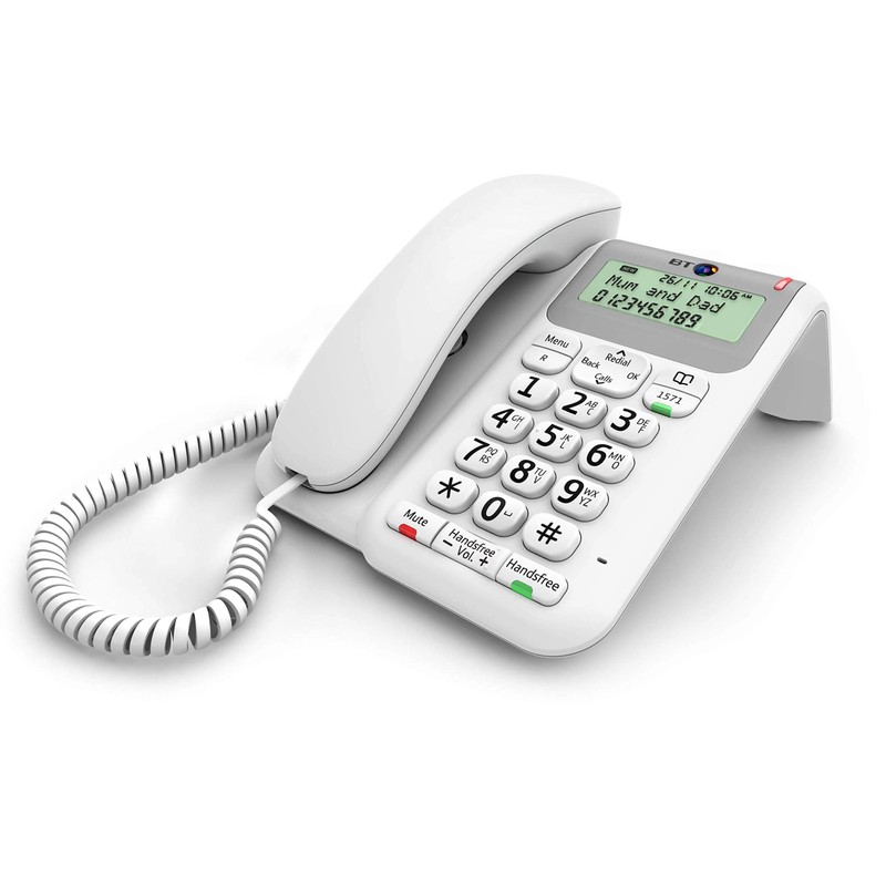 BT BT Décor 2200 Corded Landline House Phone, Phonebook, Handsfree,