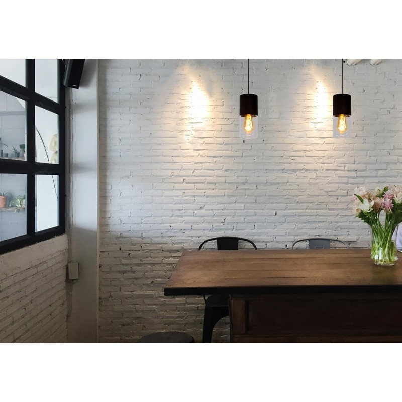 Lucide Pendant Light, 60 W, Black