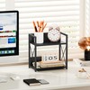 Giikin Countertop Organizer, 2 Tier Coffee Station Organizer for Desktop,