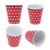 4Pcs Student Melamine Cup Imitation Porcelain Beverage Mug Water Cup