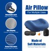DAWNTREES Inflatable Travel Pillow, Ultralight, Neck & Lumbar Support, Multi-Position,