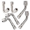 6 Pack Valve Stem Extenders 45 degree, 90 degree and
