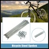 Hihaha 36pcs 14G J Bend Bicycle Steel Spokes 194mm 7.64"