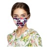 Mascarilla Con Estampado De Flores Para Protección Desechabl
