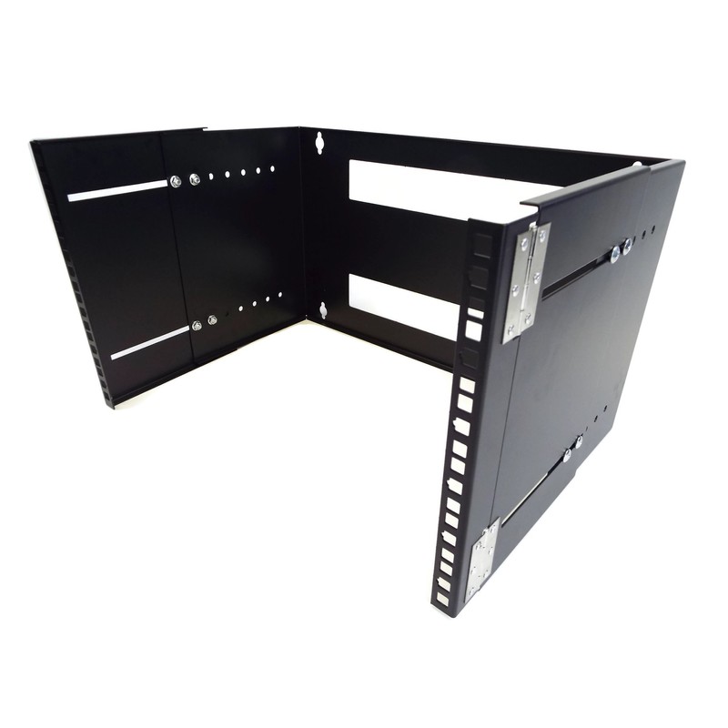 CNAweb 6U 19-Inch Hinged Extendable Wall Mount Bracket Network Equipment