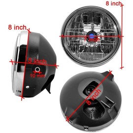 Szmsmy CB400SF Multi-Reflector Headlight Hornet 250 CBX400 VTR250 Jade CB250F General Purpose