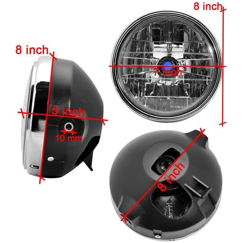 Szmsmy CB400SF Multi-Reflector Headlight Hornet 250 CBX400 VTR250 Jade CB250F