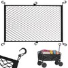 Kaskawise Wagon Cargo Net for Collapsible Foldable Wagon, Beach Cart,