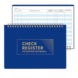 Registro de chequera, registro de cheques para chequeras personales, libro de contabilidad financiera, registro de libros de cheques para tarjetas de 