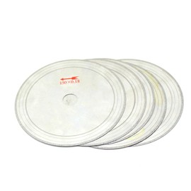 ILOVETOOL 6 inch Thin Edge Wet Diamond Blade Disc Lapidary Saw Gemstone Arbor Hole 20mm Pack of 5Pcs