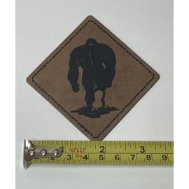 Unbranded Leatherette Bigfoot Sasquatch Patch Iron on Adhesive for Hats, Bag, Clothing