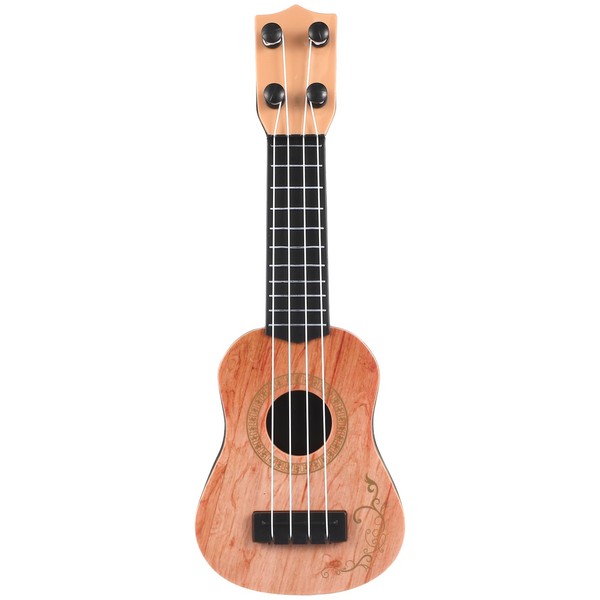 Kisangel Kids Ukulele Toy Plastic Guitar Musical Instrument Toy Mini