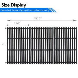 Grillflame 463242716 463242715 Grill Grates Replacement Parts for Charbroil Commercial TRU Infrared 4 Burner 466242715 463255020 466242815 G533-0009-W1A Cooking Grids Nexgrill 720-0882A Grill Parts