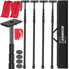12FT Dust Barrier Poles Kit,Spring Retractable Zipper Wall Poles for Dust Barriers System,Home & Construction,Spring Barrier Loaded Poles for Renovation & Construction Renovation(Exclusive Patent)
