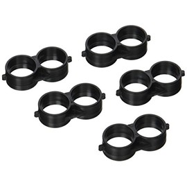Orbit 65443 1/2" Drip Irrigation Drip Figure 8 End Clamp, 5 Pack