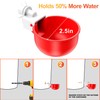 ZenxyHoC Chicken Waterer Cups, 10 Pack Automatic DIY Chicken Water