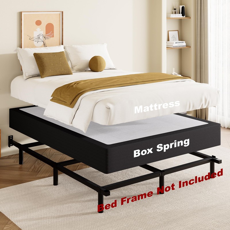10 Inch Queen Size Box Spring – 3500lbs Heavy Duty