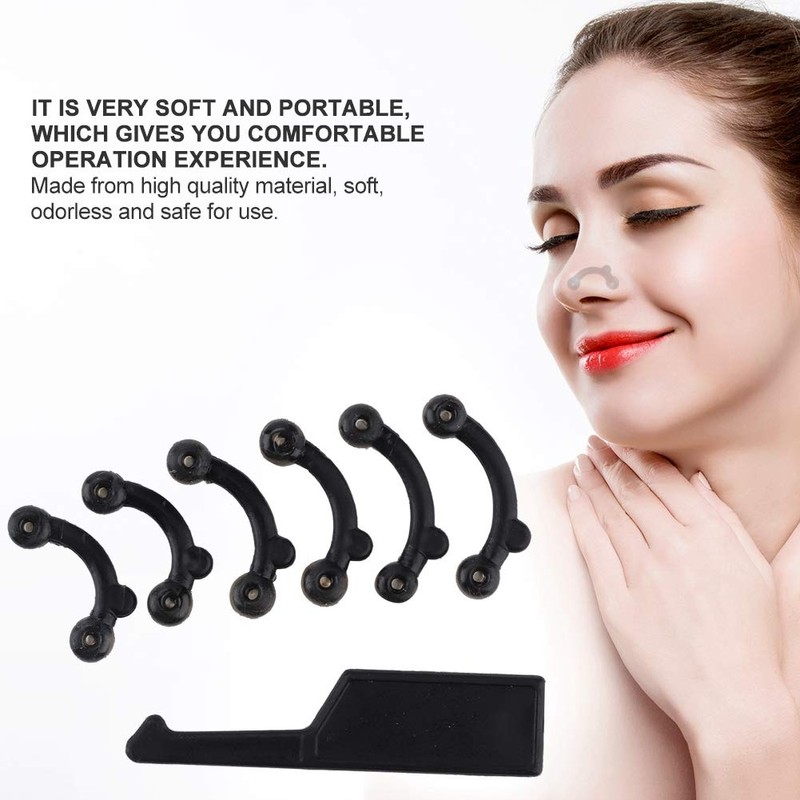 7Pcs Nose Up Invisible Nose Shaper Shaping Lifting Alisado Clip