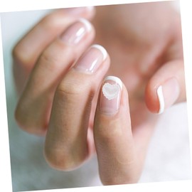 Gatuida 1Pack Heart Pearl Nail Art Charms Durable Manicure Decorations for DIY Nail Design Safe and Creative Nail Ornaments for Women for Nail Decor