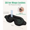 Máscara de dormir 3D BeeVines, máscaras opacas para dormir (paquete