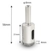 2 Pcs 3/4" Diamond Drill Bits Glass Hole Saw Drill
